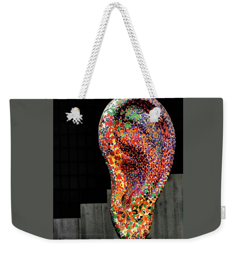 Weekender Tote Bag featuring the photograph Vienna Street Art by Angela Carrion Photography