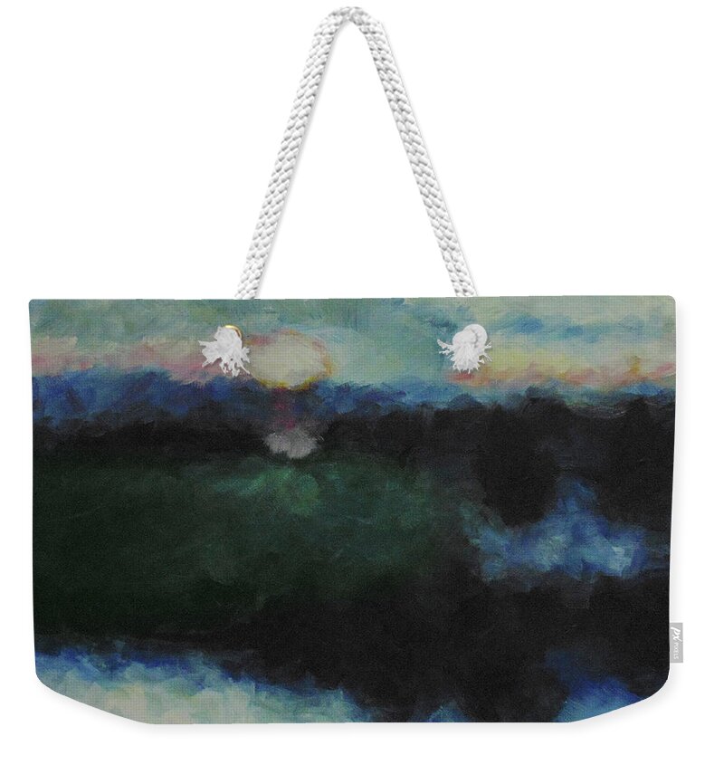 Impressionist Weekender Tote Bag featuring the painting View From the Mesa by Susan Moore