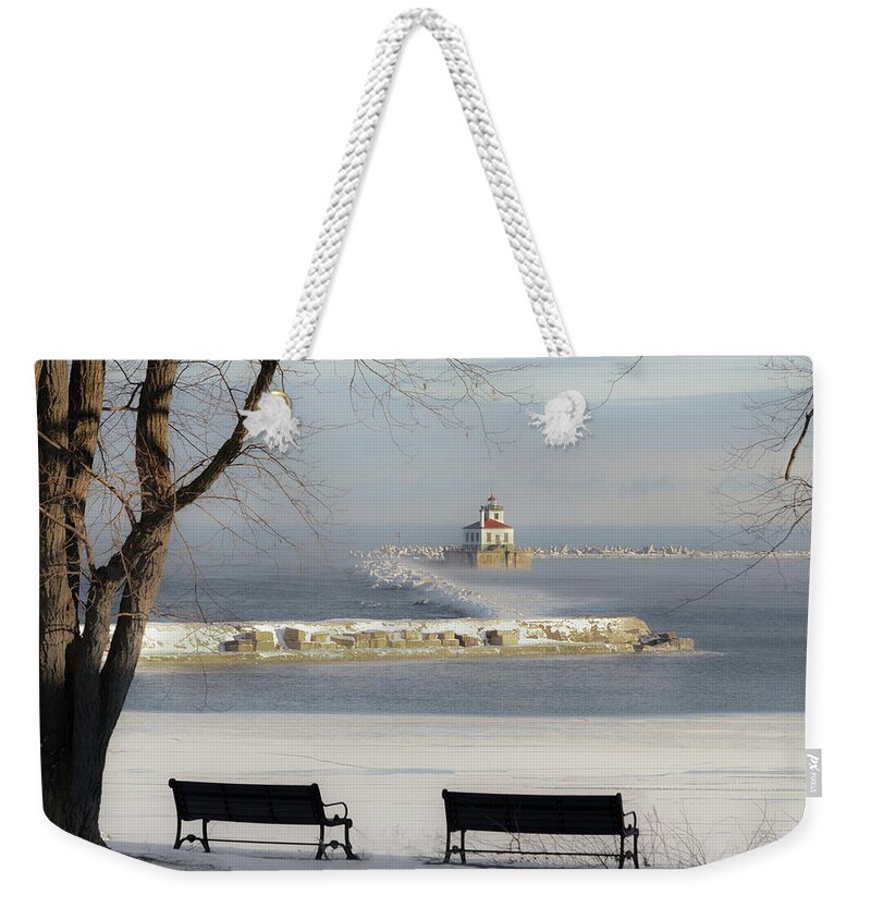 Lighthouse Weekender Tote Bag featuring the photograph View to a Lighthouse by Rod Best