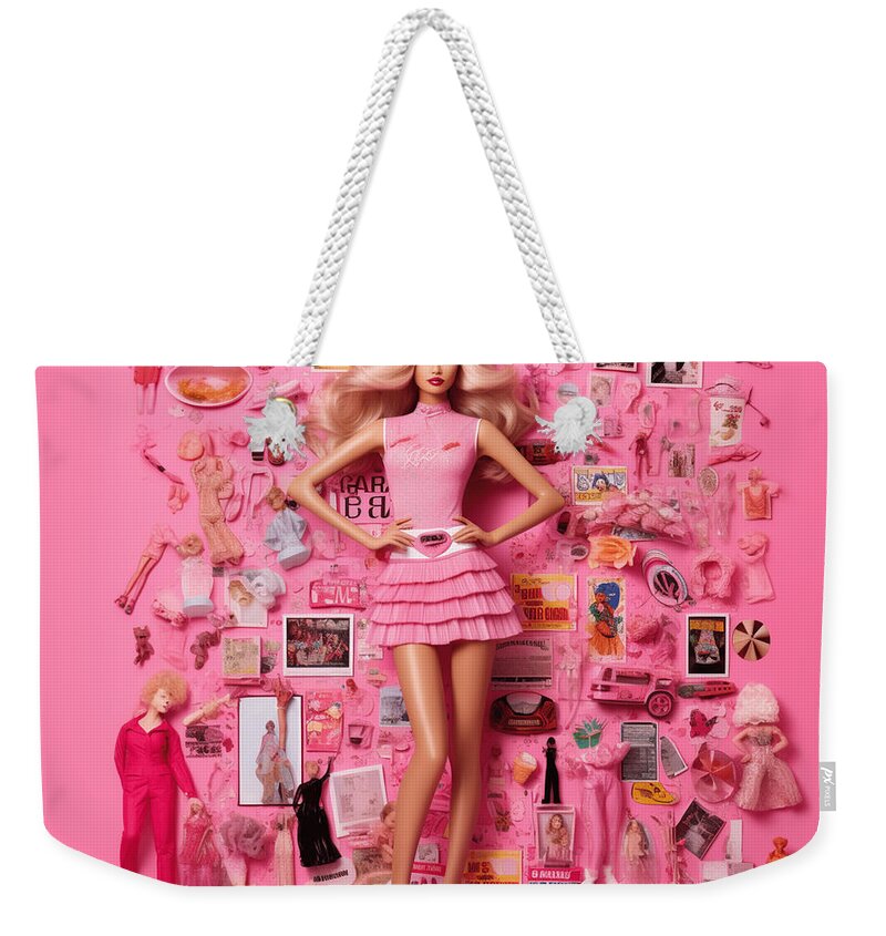 Vintage Barbie Fashion Icon barbie girl Weekender Tote Bag