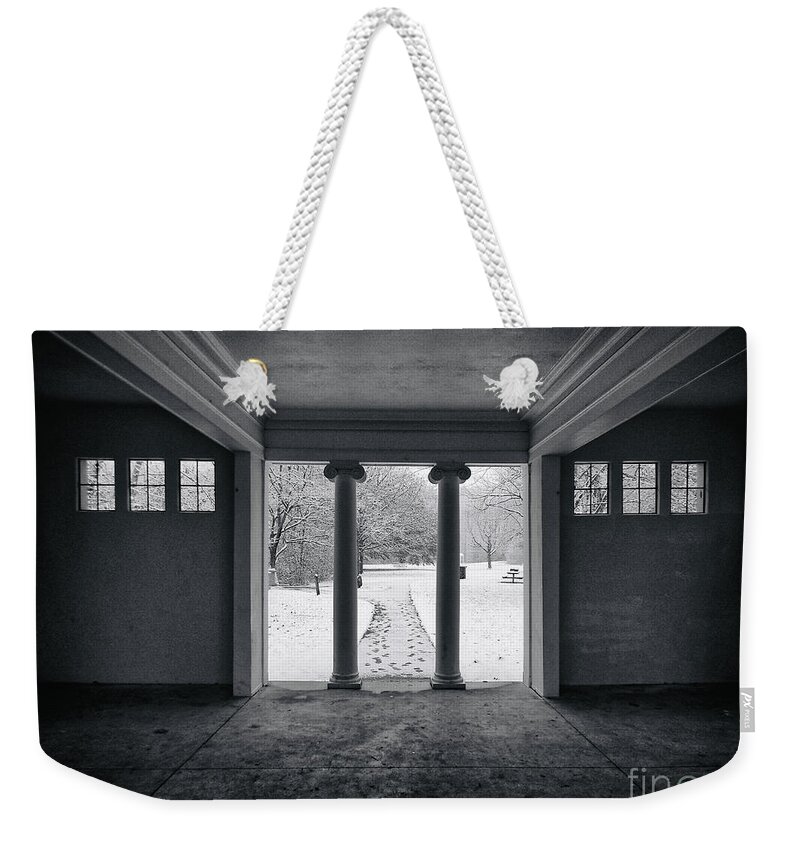 Parthenon Weekender Tote Bag featuring the photograph Vintage Structure by Phil Perkins