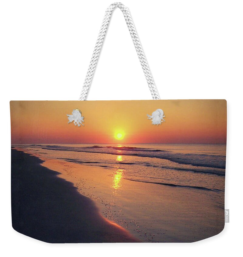 Hilton Head Island Weekender Tote Bag featuring the photograph Vintage Sunrise by Phil Perkins