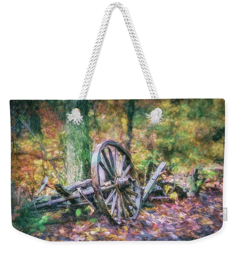 Wagon Weekender Tote Bag featuring the photograph Vintage Transportation by Tom Mc Nemar