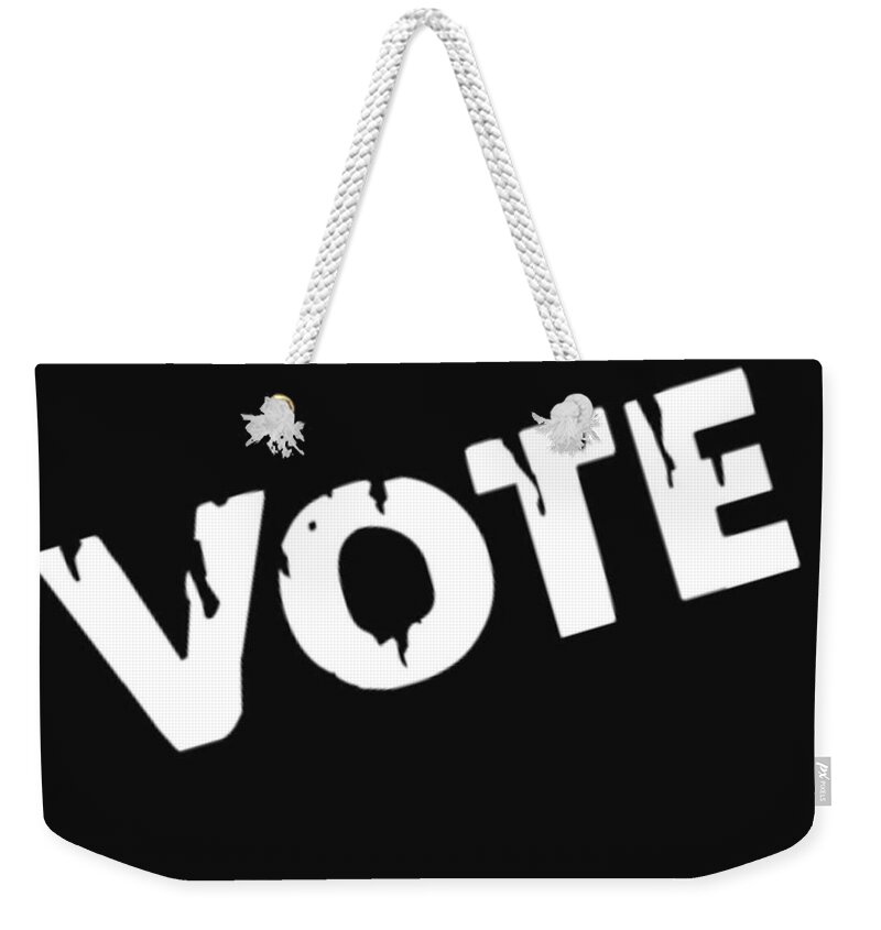  Weekender Tote Bag featuring the digital art Vote by Tony Camm