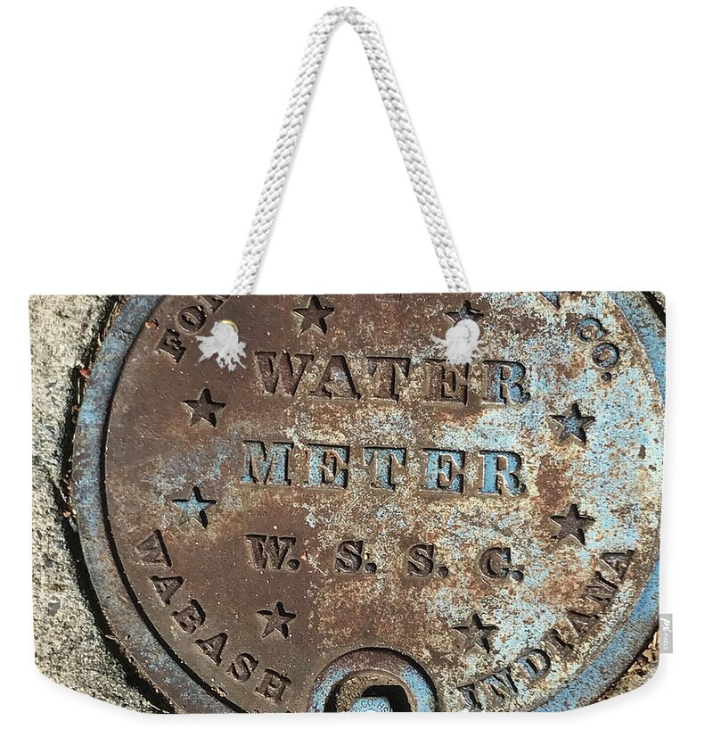 Photograph Weekender Tote Bag featuring the photograph Wabash Water by Richard Wetterauer