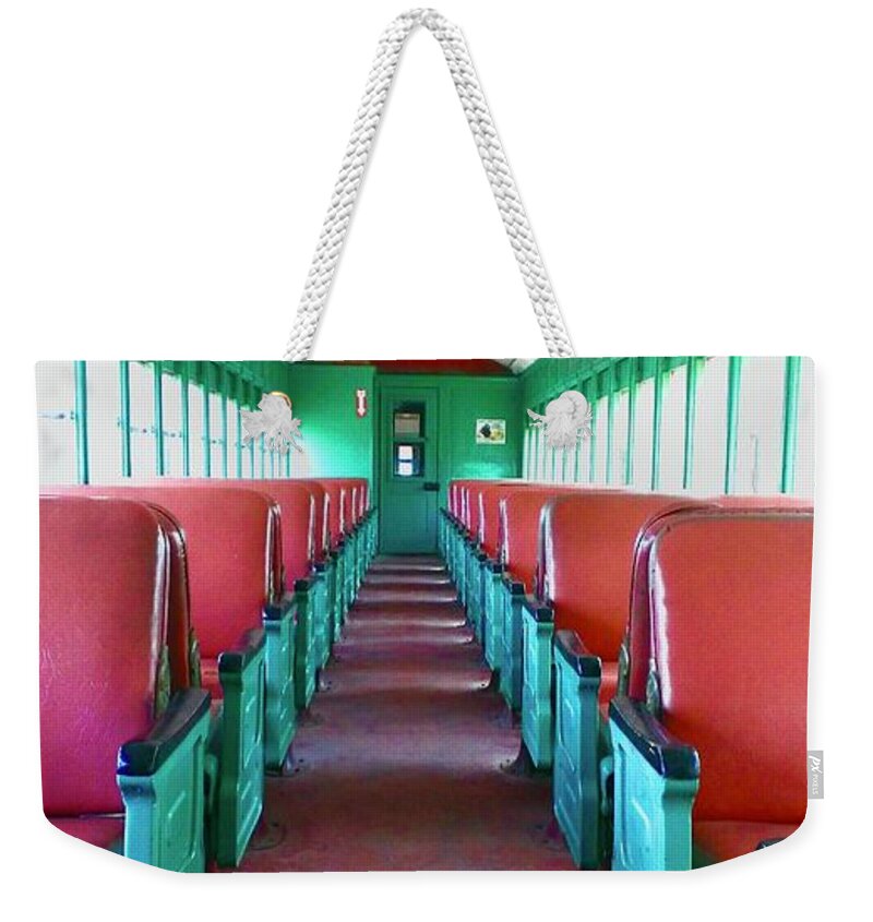  Weekender Tote Bag featuring the photograph Waiting by Judy Henninger