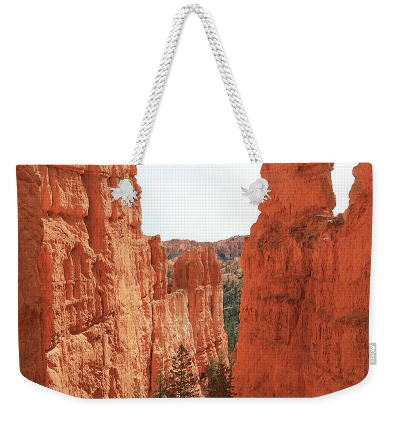 Wall Street Weekender Tote Bag featuring the photograph Wall Street in Bryce Canyon Natioinal Park by Richard Krebs