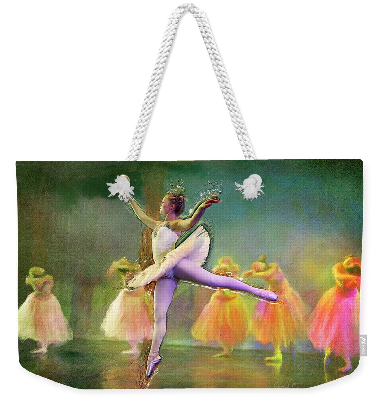 Ballerina Weekender Tote Bag featuring the photograph Waltz of the Flowers by Craig J Satterlee