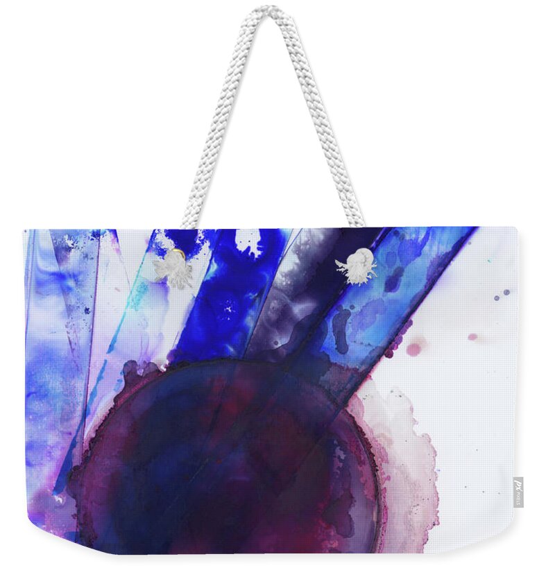 Wandering Weekender Tote Bag featuring the painting Wandering Heart by Christy Sawyer