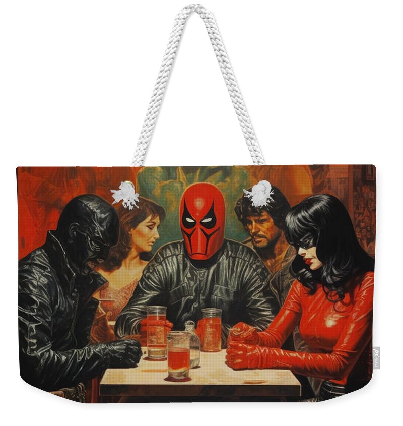 Wannabe Weekender Tote Bag featuring the photograph Wannabe Heroes No.1 by My Head Cinema