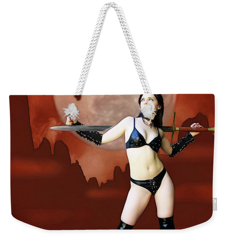 Rebel Weekender Tote Bag featuring the photograph Waste Land Amazon by Jon Volden