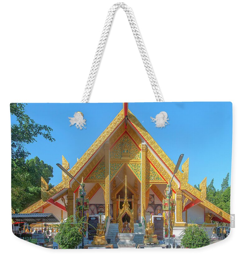 Scenic Weekender Tote Bag featuring the photograph Wat Si Pradu Phra Ubosot DTHU1405 by Gerry Gantt