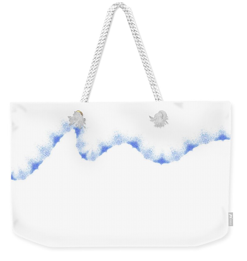 Wave Weekender Tote Bag featuring the digital art Wave by Faa shie