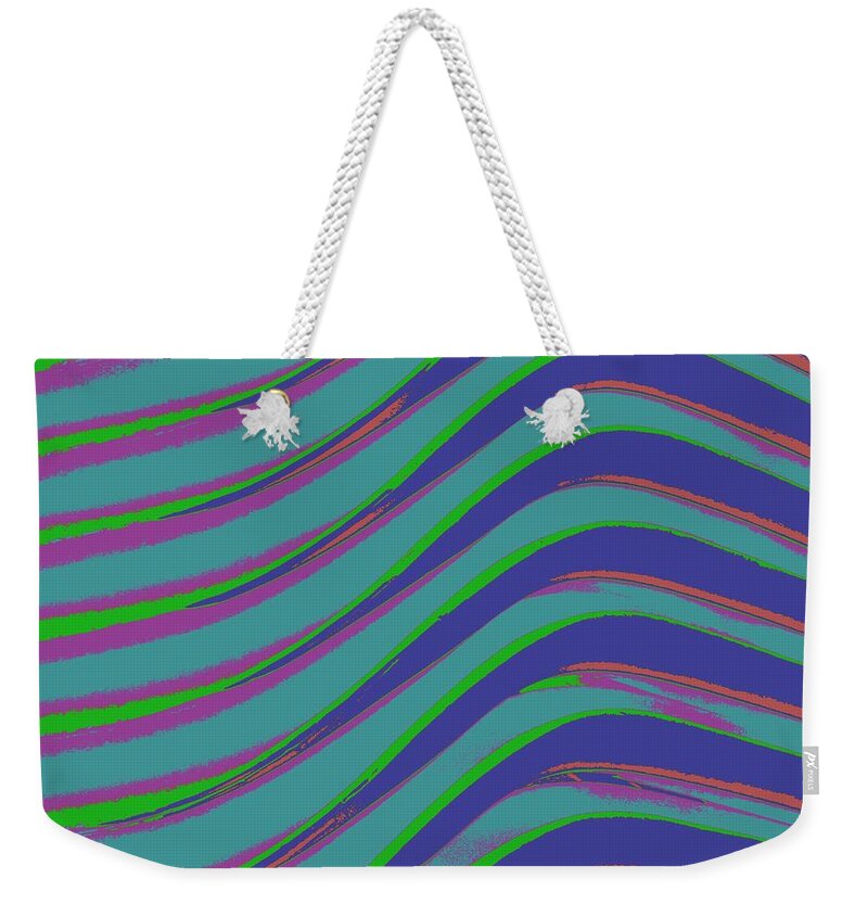 Wave Weekender Tote Bag featuring the digital art Wave by T Oliver