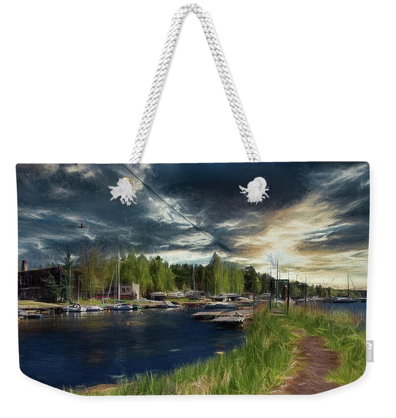 Photography Weekender Tote Bag featuring the photograph We Are Sailing Home Again /Jurmala by Aleksandrs Drozdovs