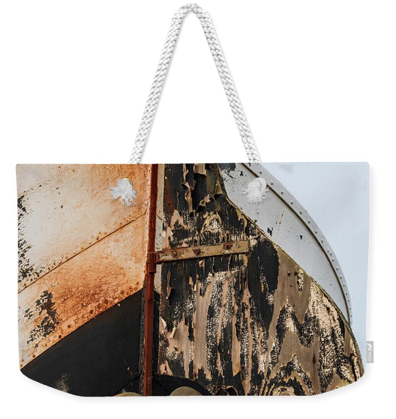 Outer Banks Weekender Tote Bag featuring the photograph Weathered by Melissa Southern