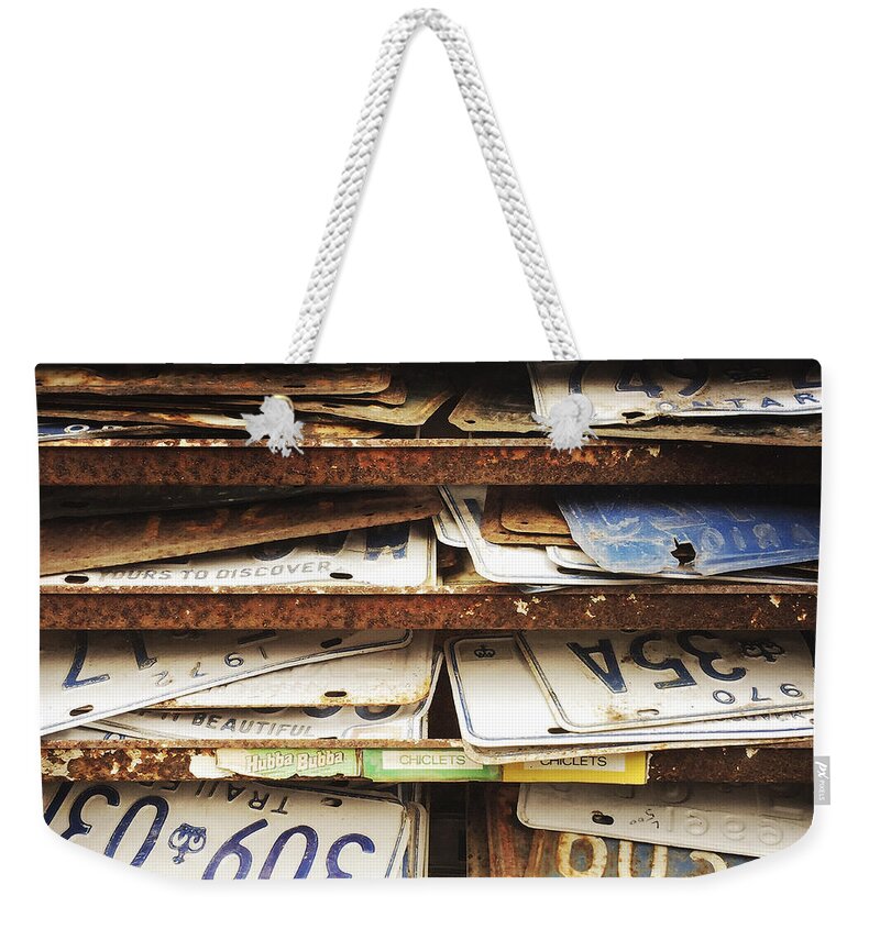 Canada Weekender Tote Bag featuring the photograph Well Travelled by RicharD Murphy