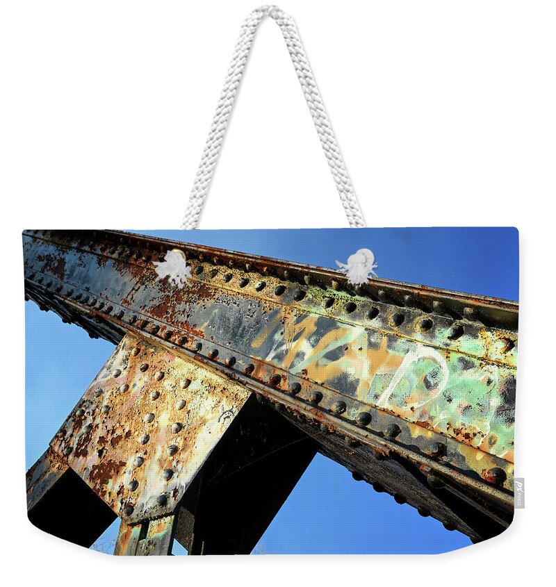 Detail Weekender Tote Bag featuring the photograph West Yough Detail by Steven Nelson