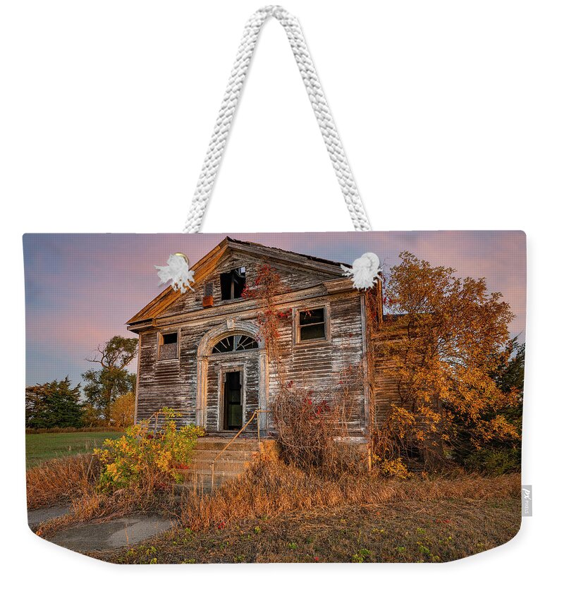 Old Weekender Tote Bag featuring the photograph When does School Start Again by Darren White