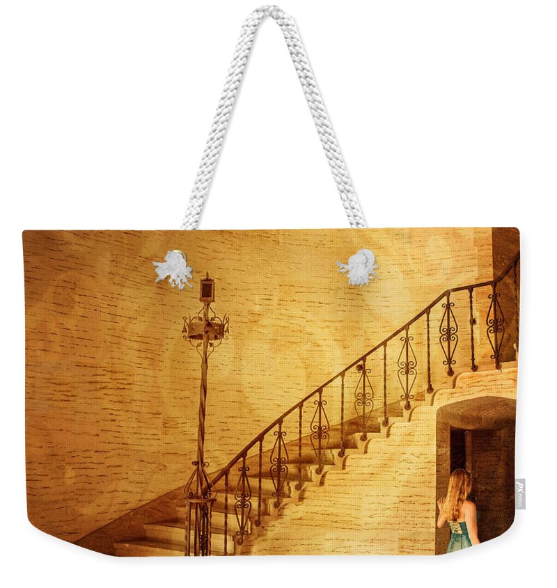 Mansion Weekender Tote Bag featuring the photograph Where the Water Leads by Shara Abel