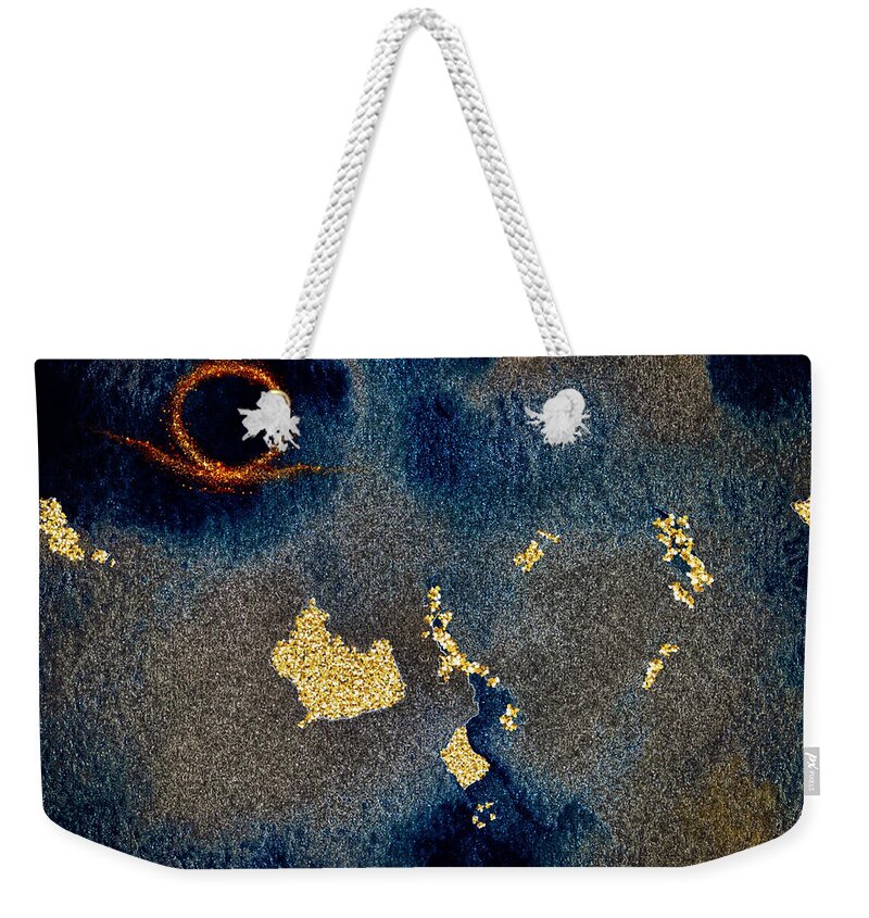Abstract Art Weekender Tote Bag featuring the digital art Wherever You Are by Canessa Thomas