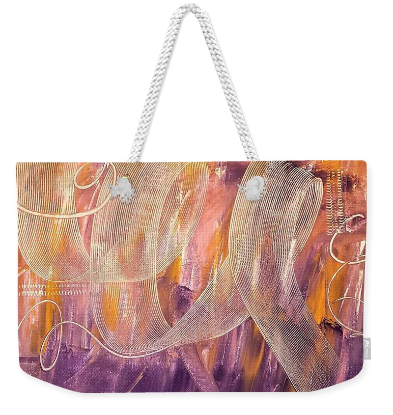  Weekender Tote Bag featuring the painting Whimsy by Samantha Latterner