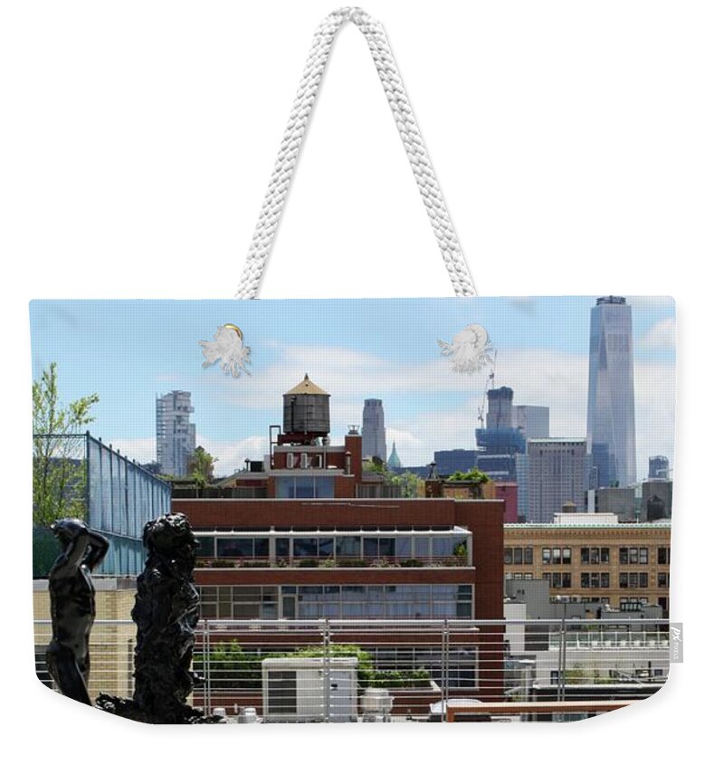 Whitney Museum Of Art In New York City Weekender Tote Bag featuring the photograph Whitney Museum NYC by Flavia Westerwelle