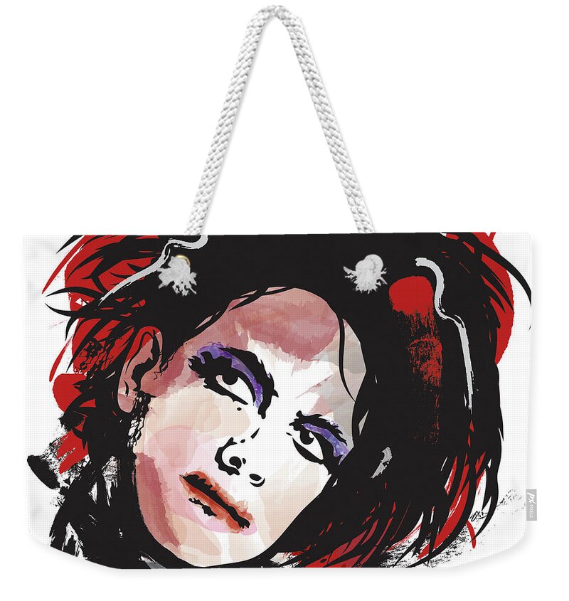 The Cure Weekender Tote Bag featuring the digital art Why can't I be you? by Steve Follman