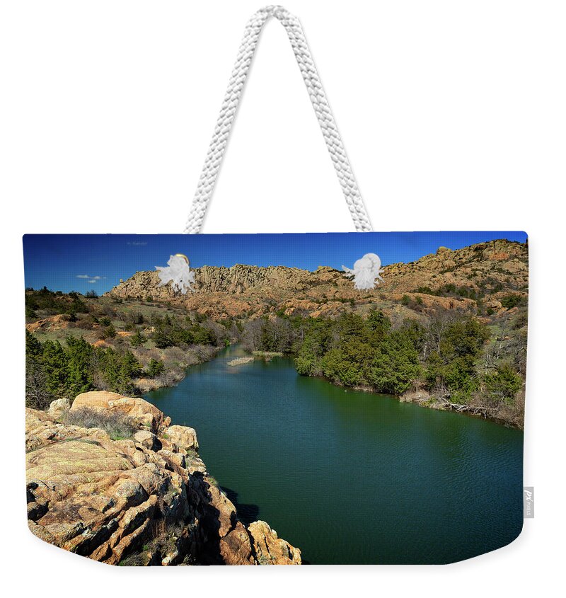 Oklahoma Weekender Tote Bag featuring the photograph Wichita Wildlife Refuge 36 by Ricky Barnard
