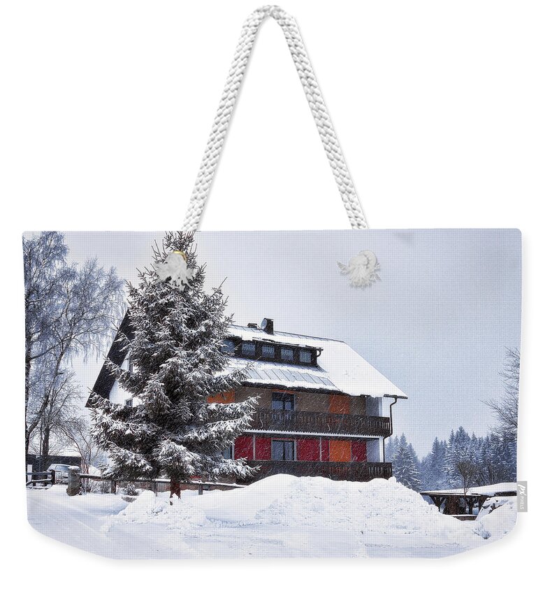 Winter Weekender Tote Bag featuring the photograph Winter in Fleckl, Germany by Tatiana Travelways