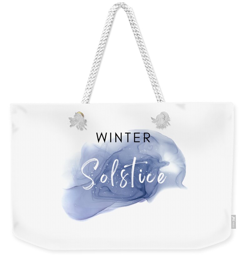 Winter Solstice Weekender Tote Bag featuring the digital art Winter Solstice by N Kirouac