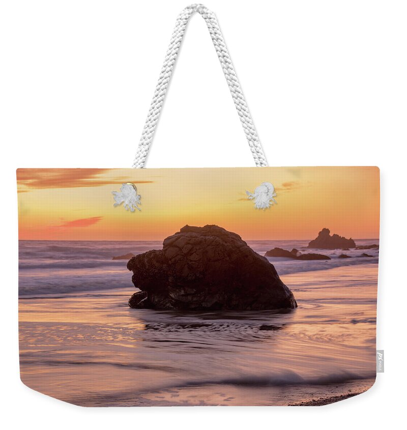 Malibu Sunset Weekender Tote Bag featuring the photograph Winter Sunset by Matthew DeGrushe