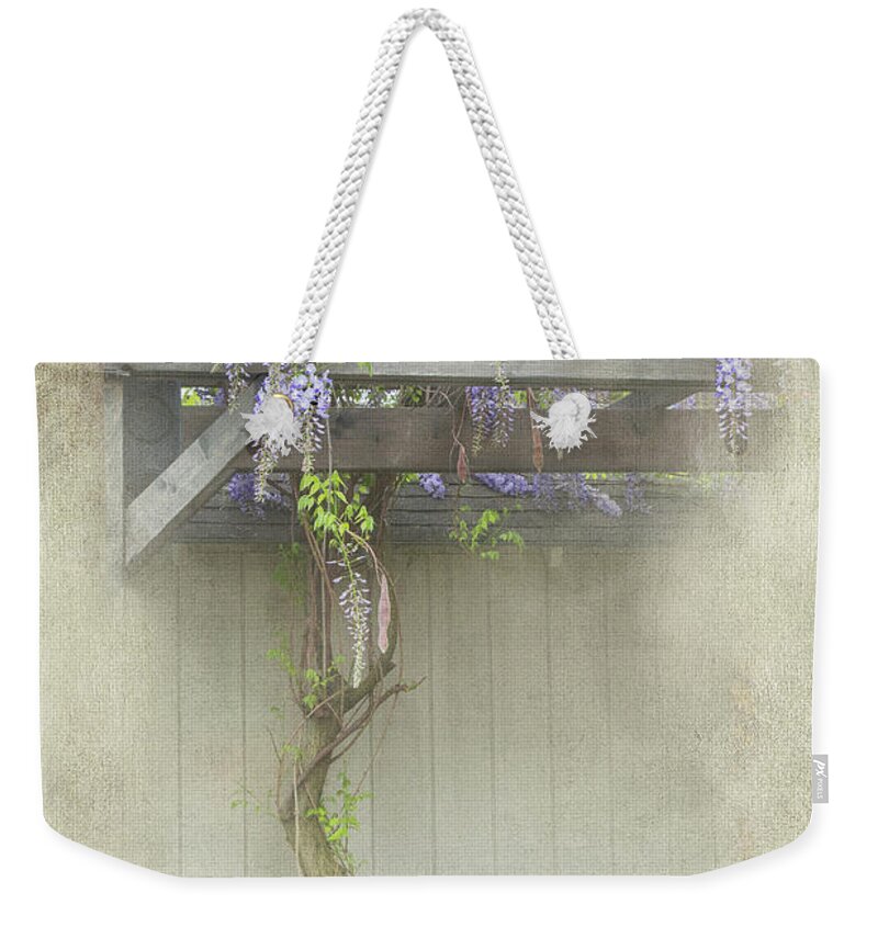 Flowers Weekender Tote Bag featuring the photograph Wisteria Tree by Marilyn Cornwell