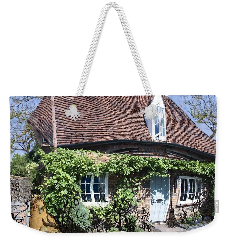 Witch Weekender Tote Bag featuring the photograph Witch house? by Andrea Lazar
