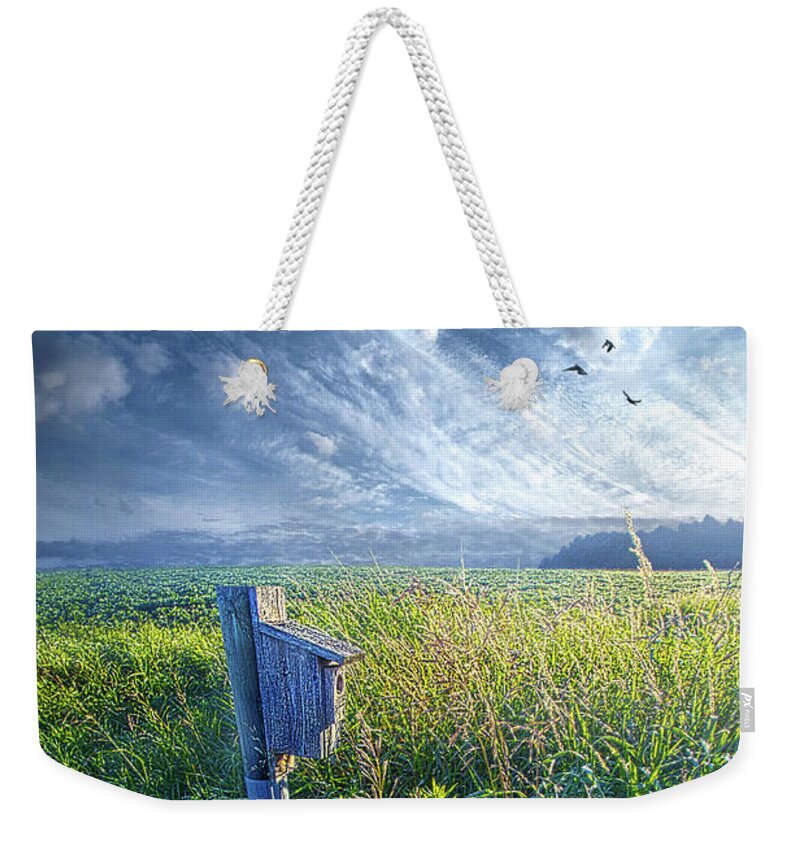 Life Weekender Tote Bag featuring the photograph With A Calm Spirit by Phil Koch