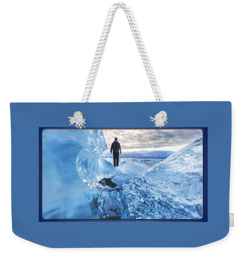 Arctic Weekender Tote Bag featuring the photograph Wondrous World by Nancy Ayanna Wyatt