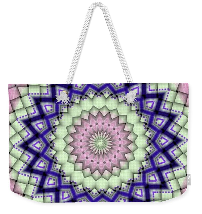  Weekender Tote Bag featuring the digital art Woven Treat by Designs By L