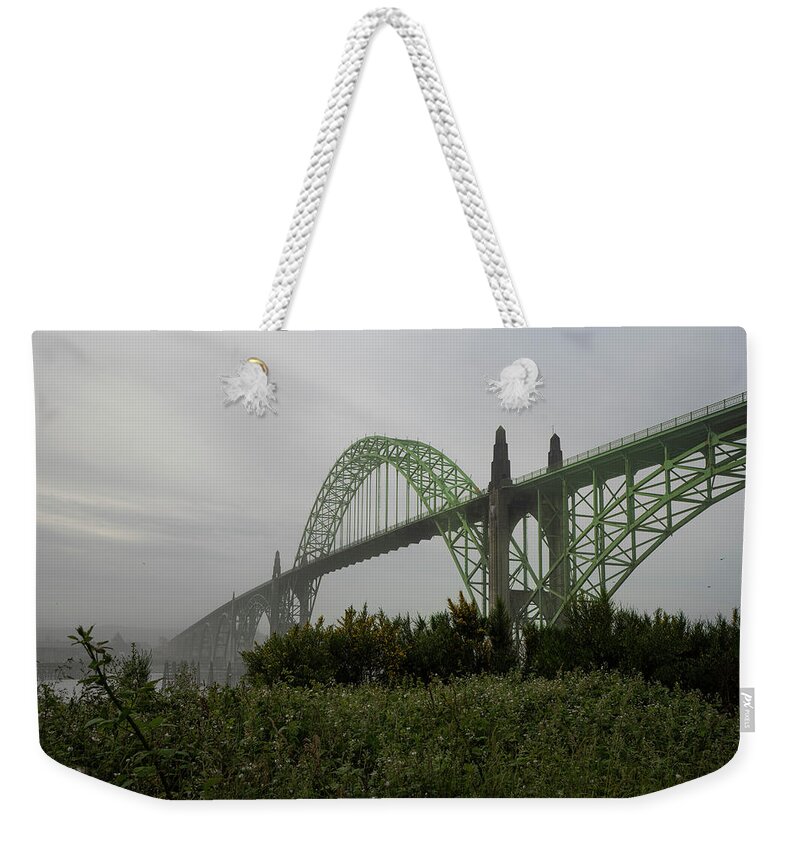  Weekender Tote Bag featuring the photograph Yaquina Bay Bridge 0520 by Bill Posner