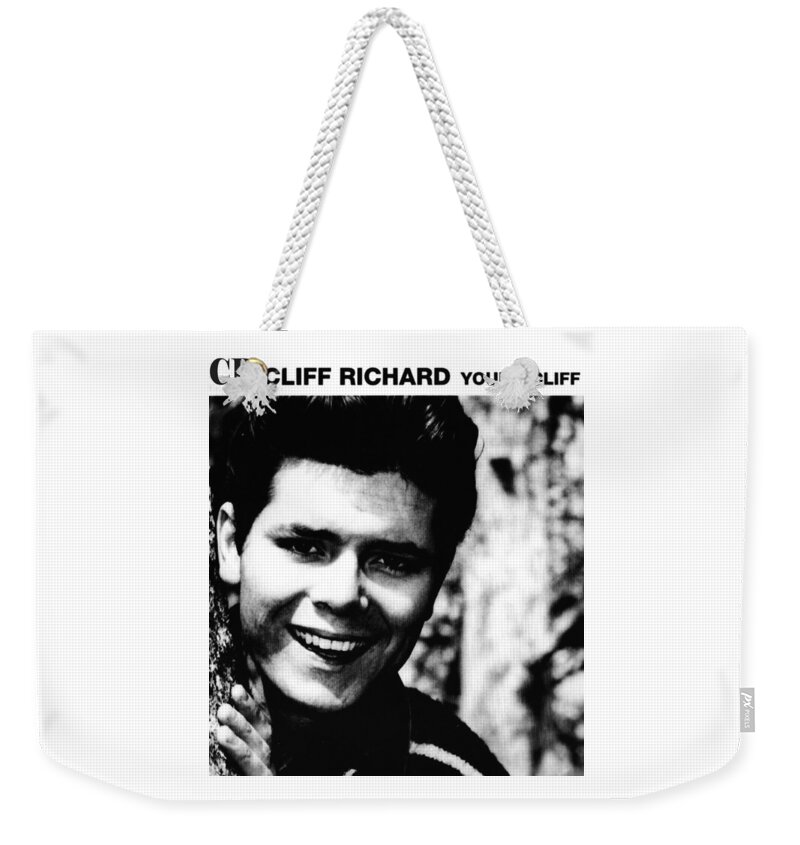Young Cliff Weekender Tote Bag featuring the digital art Young Cliff by Bruce Springsteen