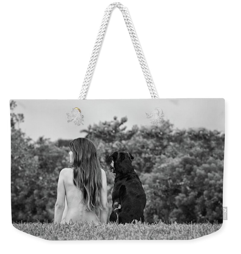 Woman Weekender Tote Bag featuring the photograph Young Earth by Laura Fasulo