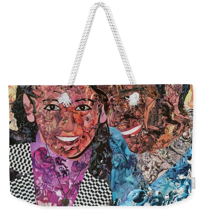 Love Weekender Tote Bag featuring the mixed media Young Love by Joshua Redman