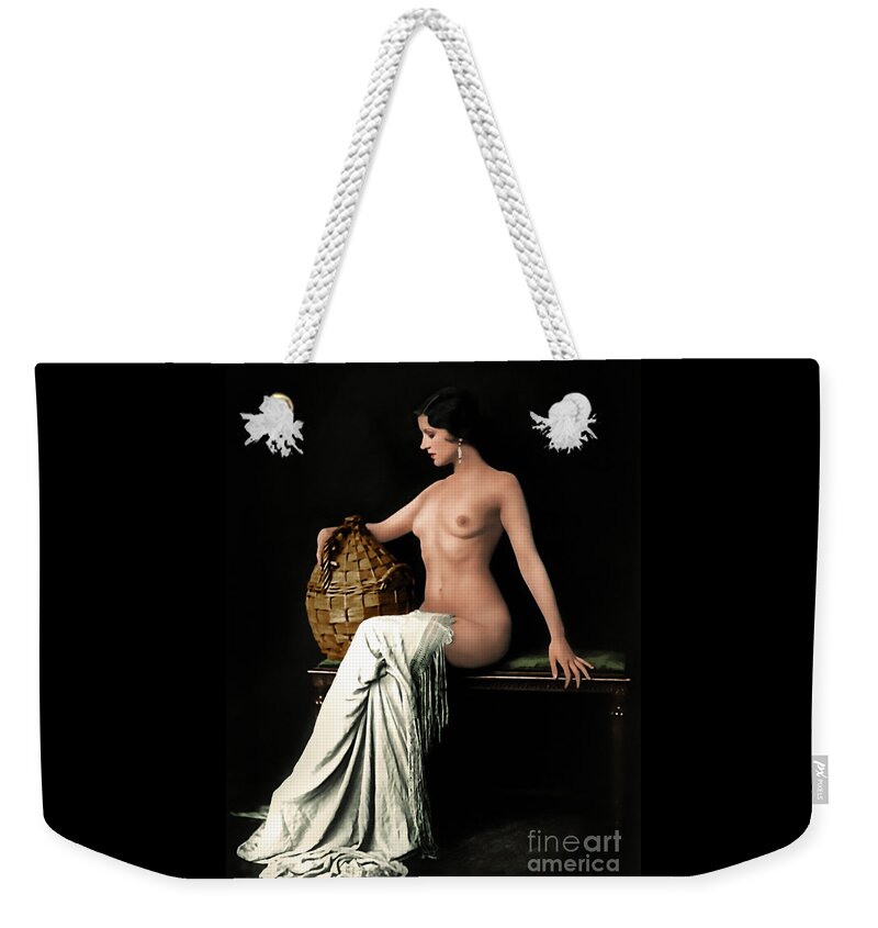 Ziegfeld Girl Weekender Tote Bag featuring the digital art Ziegfeld Girl by Franchi Torres