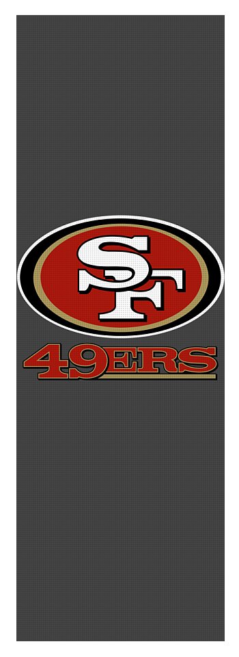 San Francisco 49ers Translucent Steel Sticker
