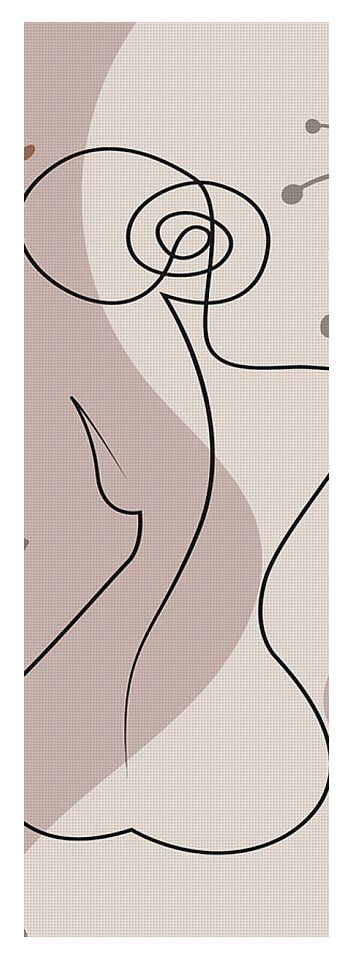 Set of naked woman sitting back one line. Poster cover. Minimal woman body.  One line drawing. No 1/3 Canvas Print / Canvas Art by Mounir Khalfouf -  Pixels Canvas Prints