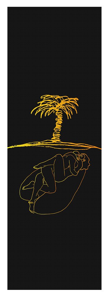 Sex On The Beach Sensual Attractive Couple Having Sex Naked Couple One Line Art Sex Scene