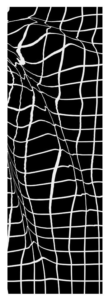 Transience 02 - Contemporary Abstract Expressionism - Black and White -  Distorted Grid Yoga Mat by Studio Grafiikka - Studio Grafiikka - Artist  Website