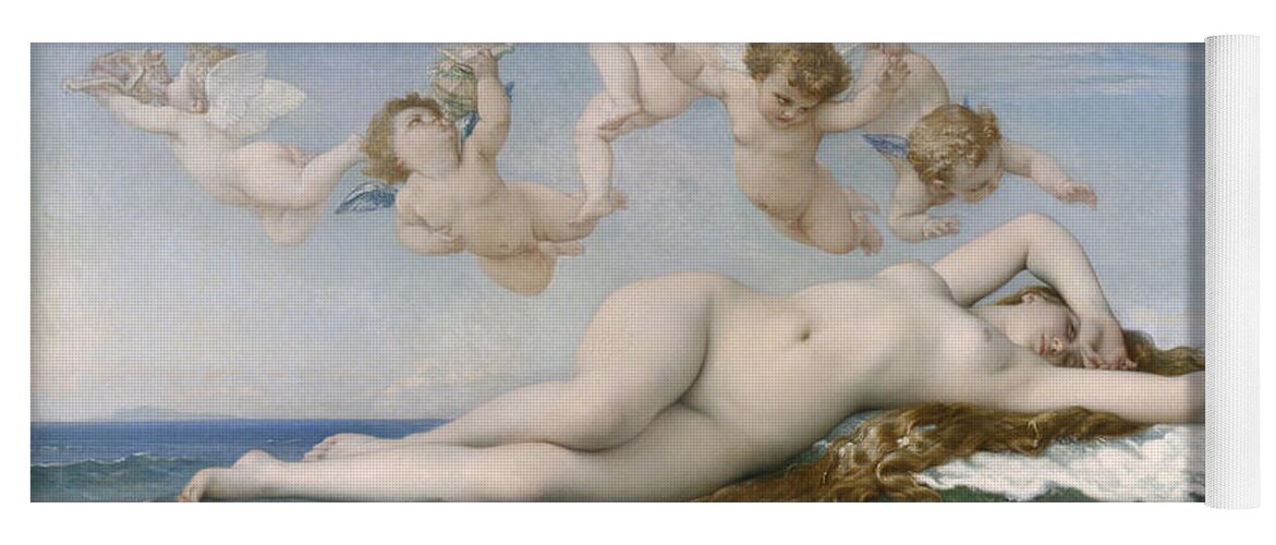 Alexandre Cabanel Yoga Mat featuring the painting The Birth of Venus #7 by Alexandre Cabanel