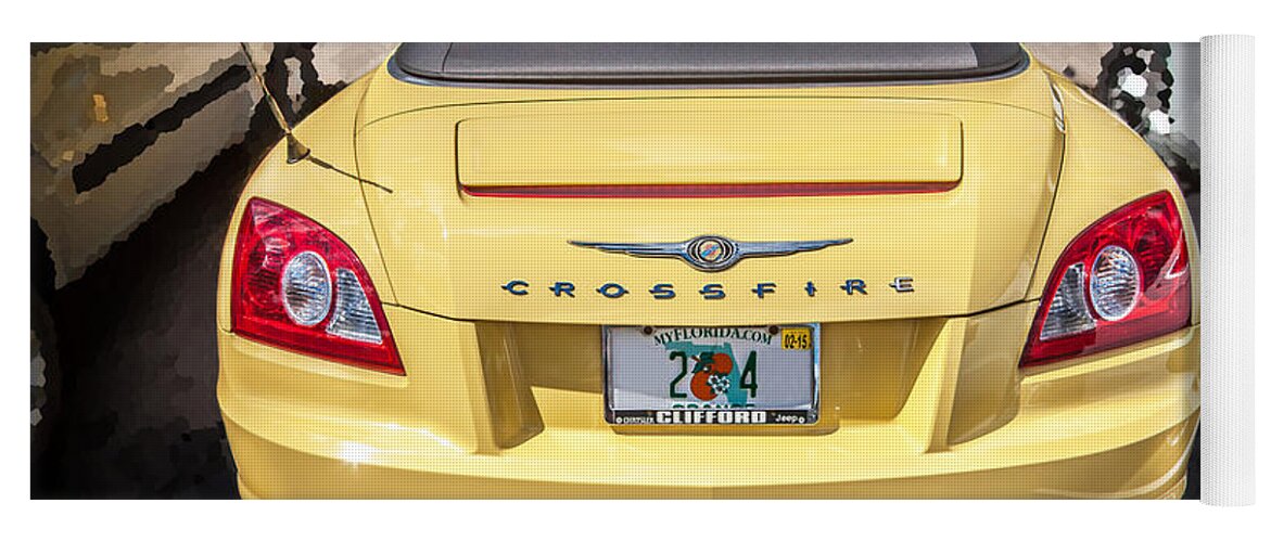 2008 Chrysler Yoga Mat featuring the photograph 2008 Chrysler Crossfire Convertible #1 by Rich Franco