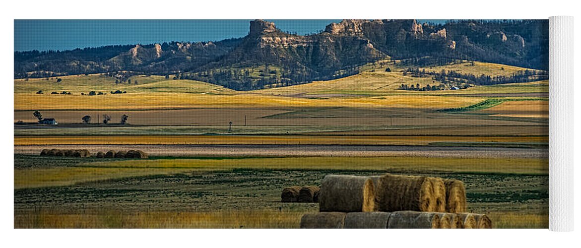 Bluff Yoga Mat featuring the photograph Bluff country #2 by Paul Freidlund