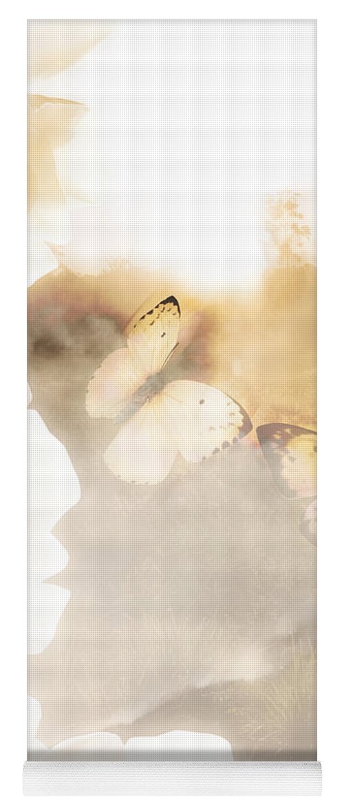 Dreams Yoga Mat featuring the digital art Butterfly Dreams by Jorgo Photography